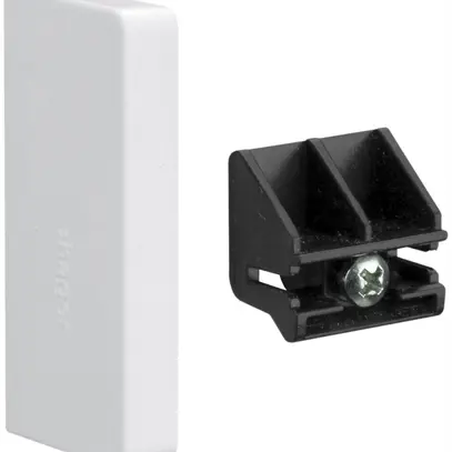 Pezzo finale Hager per SL20055 bianco puro con labbra flessibile 