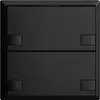 Poussoir ENC KNX 2× EDIZIOdue colore noir RGB sans LED 