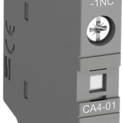 Bloc de contacts auxiliaires ABB CA4-01, 1O 4A AC-15, frontal à vis 