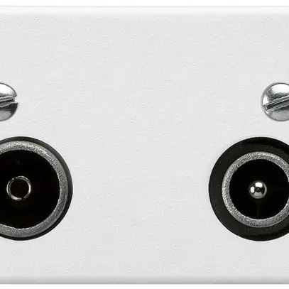 Prise d'antenne INC FLF R-TV 23dB de passage blanc 