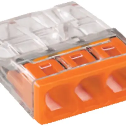 Klemme WAGO 3L 0.5…2.5mm² 24A Dosenklemme COMPACT 450V 