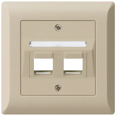 Kit de montage ENC kallysto.line 2×Keystone beige 