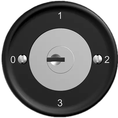 Interruttore rotativo STANDARDdue SNAPFIX® 5/1L serrature&2 chiavi ne 