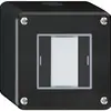 Tasto AP robusto Q KNX 2× nero LED RGB s/e-link 