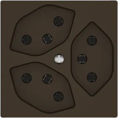 Presa EDIZIO.liv SNAPFIX® 3×T13 3×S ma 