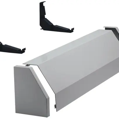 Canal de rangement Hager univers 4-part 1050mm gris 