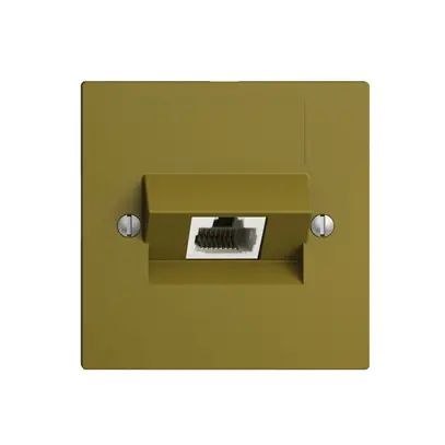 Presa INC 1×RJ45/s 8P ITplus EDIZIOdue olive 