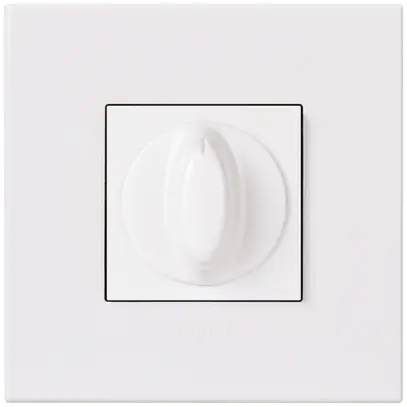 Interruttore rotativo INC ATO 2/2L bianco 
