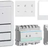 Kit audio elcom.home p.1appartamento postazione interna bianco/esterna bianco 