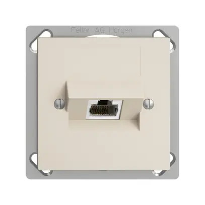 Presa INS 1×RJ45/s 8P ITplus EDIZIOdue crema 