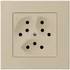 Presa INC kallysto.pro 3×T13/1 beige con protezione bambini 