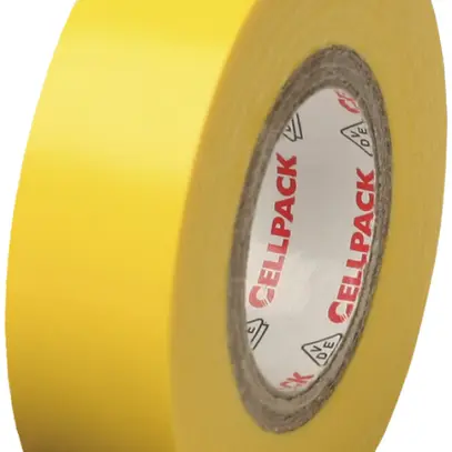 Ruban isolant Cellpack 128 15mm×10m jaune 