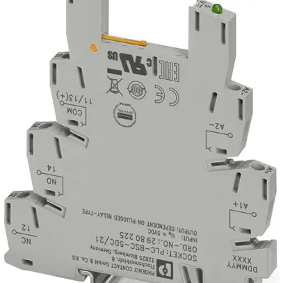 Base relè PX PLC-BSC DIN35 raccordo a vite 5L 80mm 6.2×94mm 