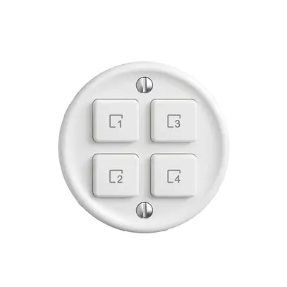 Kit recouvrement pour poussoir scène 4 scènes/4T Sdue Wiser blanc 