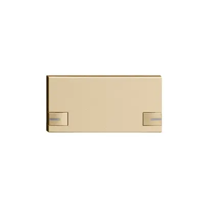 Touche 1/2 KNX/électron.a.LED EDIZIOdue 2× commande simple, sand 