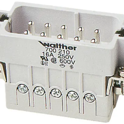 Interno di presa maschio A10 0.5…2.5mm² 20…16AWG con protezione di filo 