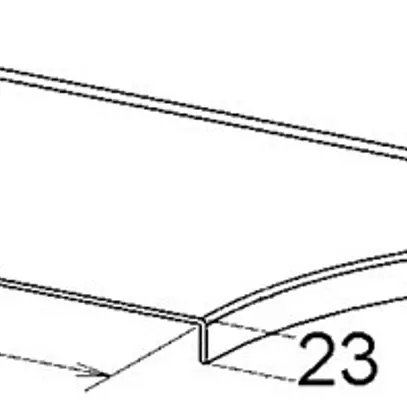 Couvercle Niedax pour dérivation 300mm R=2 