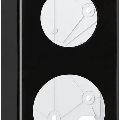 Kit di montaggio AP basico I-I nero Ø43+Ø58mm 