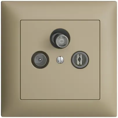 Prise d'antenne ENC SAT/TV/R DB53 EDIZIOdue sand avec SAT-F 