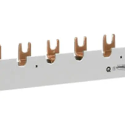 Peigne de raccordement Hager 3P 3L fourche 16mm² 80A 1000×58.5mm blanc 