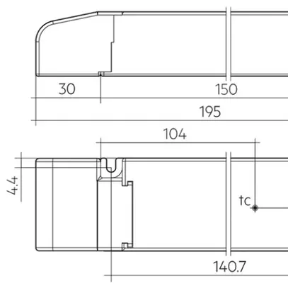 Convertisseur LED Tridonic LC 60W 48V one4all NF EXC SP 
