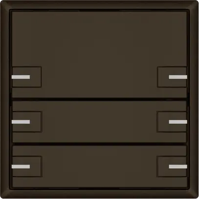 Universaltaster EDIZIO.liv UNI SNAPFIX® m.LED RGB 3× 2-Tbed.br 