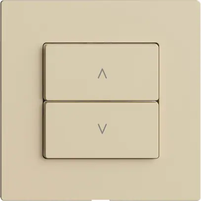 Comando per interruttore tapparelle 1c/2t Edue Wiser vanille 