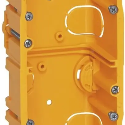 Scatola INC Batibox MOS 10 mod. giallo p=50mm per muro concavo 