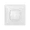 Couronne pour senseur poussoir SIDUS KNX Basic Fset-B 2/4, blanc 