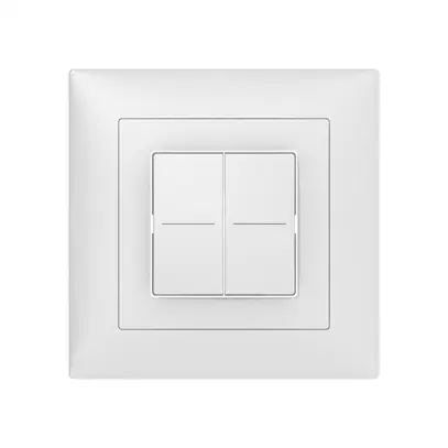 Corona per sensore pulsante SIDUS KNX Basic Fset-B 2/4, bianco 