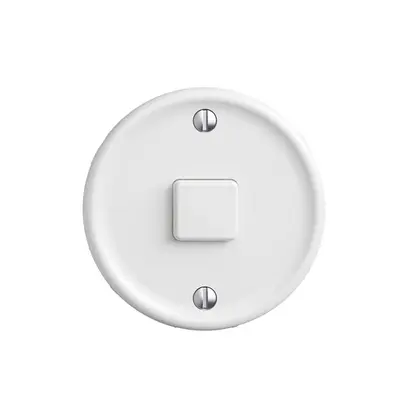 Kit recouvrement pour interrupteur 1c/1t Sdue Wiser blanc 