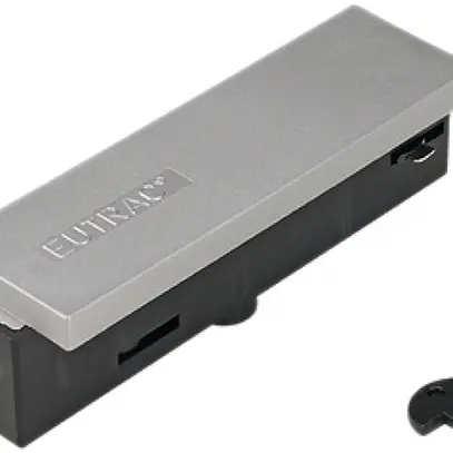 Alimentazione centrale SLV per binario conduttore EUTRAC, grigio argento 