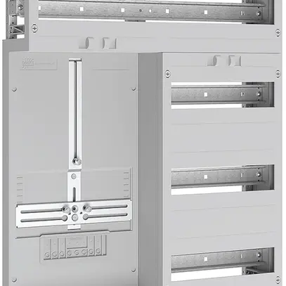 Komplettfeld SE Prisma XS 1 Zählerplatz 2 Felder 6 Reihen 500×900mm 