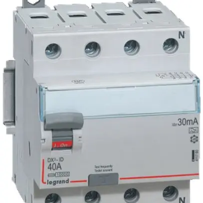 Interrupteur différentiel Legrand DX3standard 4P 400V 63A 0.3A type A 4UM 