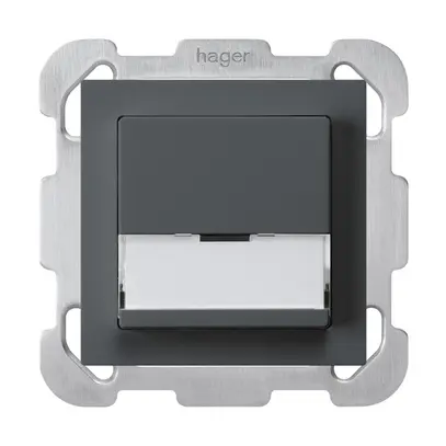 Poussoir de sonnerie ENC kallysto A/1L an avec porte-étiquette plaque fixation 