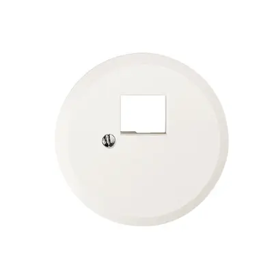Disco frontale 43mm per 1×RJ45 bianco FH R&M swissline 