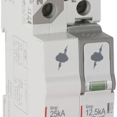 Limitatore di sovratens. Legrand T1+T2 1L+N Iimp.8kA, Imax.50kA 