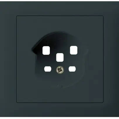 Kit frontal INC G3 kallysto pour prise INC G3 1×T25 cadre à visser noir 