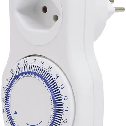 Minuteur Steffen analogique IP20 T12/T13 PE.24h avec 15min interv. 