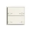 Frontset Dimmer 1…10V Szene 1K/2T ZEP 60×60mm weiss 