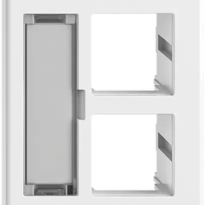 EB-Montageset S-One FLF für 2×RJ45 gerade, weiss 