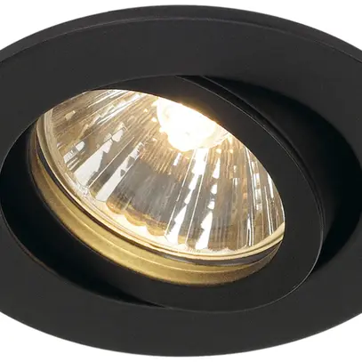 Plafoniera INS SLV NEW TRIA 68 ROUND DL GU10 50W 68mmØINS nero 