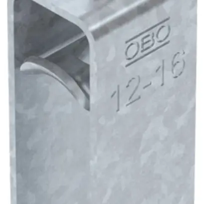 Brida rapida BET 2056 piede a H metallo 12…16mm 3×cavo acciaio Zn-cal-im 