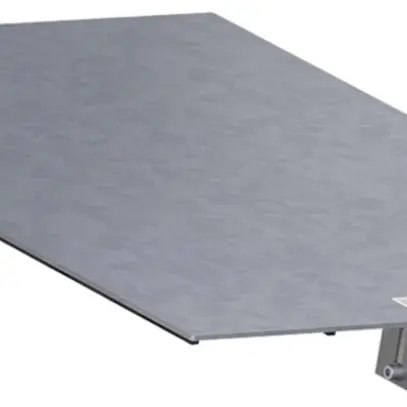 Couvercle tehalit BKG supérieure avec sortie pour canal de sol 400×500×3mm 