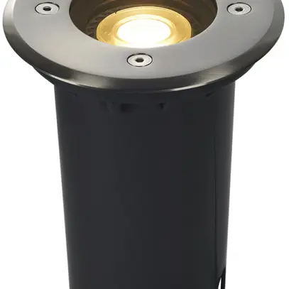 Lampada di terreno INS SLV SOLASTO, GU10 6W tonda IP67 acciaio pregiato 