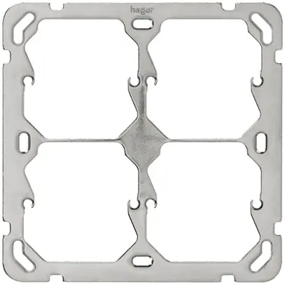 Placca di fissaggio Hager grd.2×2 137×137mm 