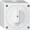 Interruttore rotativo AP robusto IP55 schema 0/2P bianco 