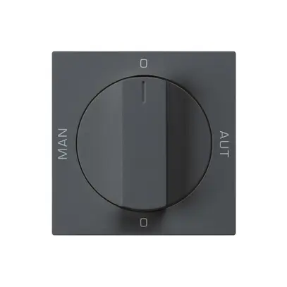 Kit frontale per interruttore rotativo S2 60×60 kallysto 0-Man-0-Aut.antracite 