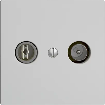 Prise TV-R ENC EDIZIOdue 15dB gris clair à large bande 5…2000MHz, F 