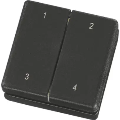 Télécommande mini RF Éltako noir 1…4, FMH4 